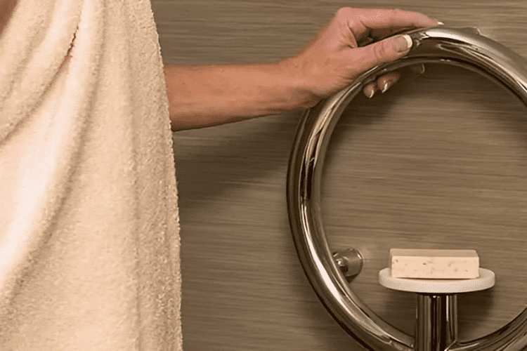 how do grab rails help improve bathroom safety